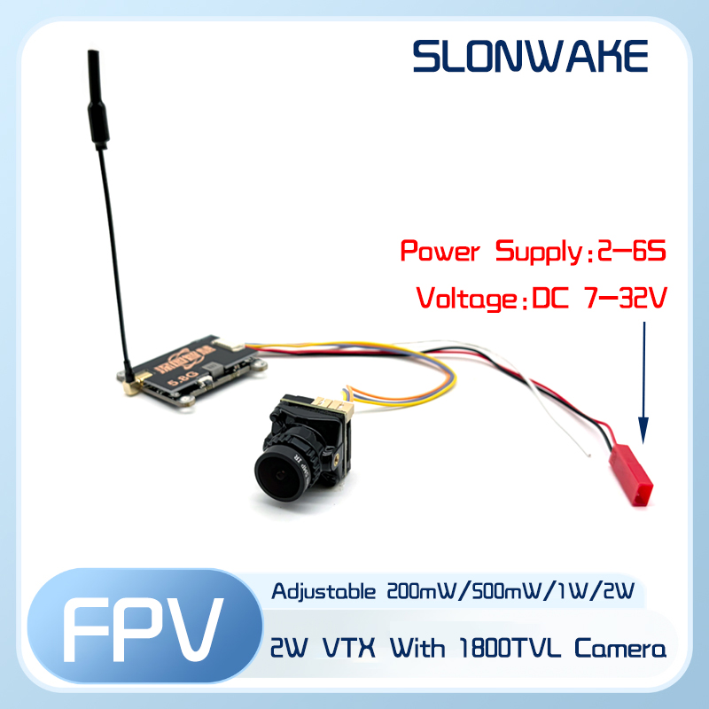 SLONWAKE 5.8G 56CH 2W transmit - огляд і ціна Drone Frame