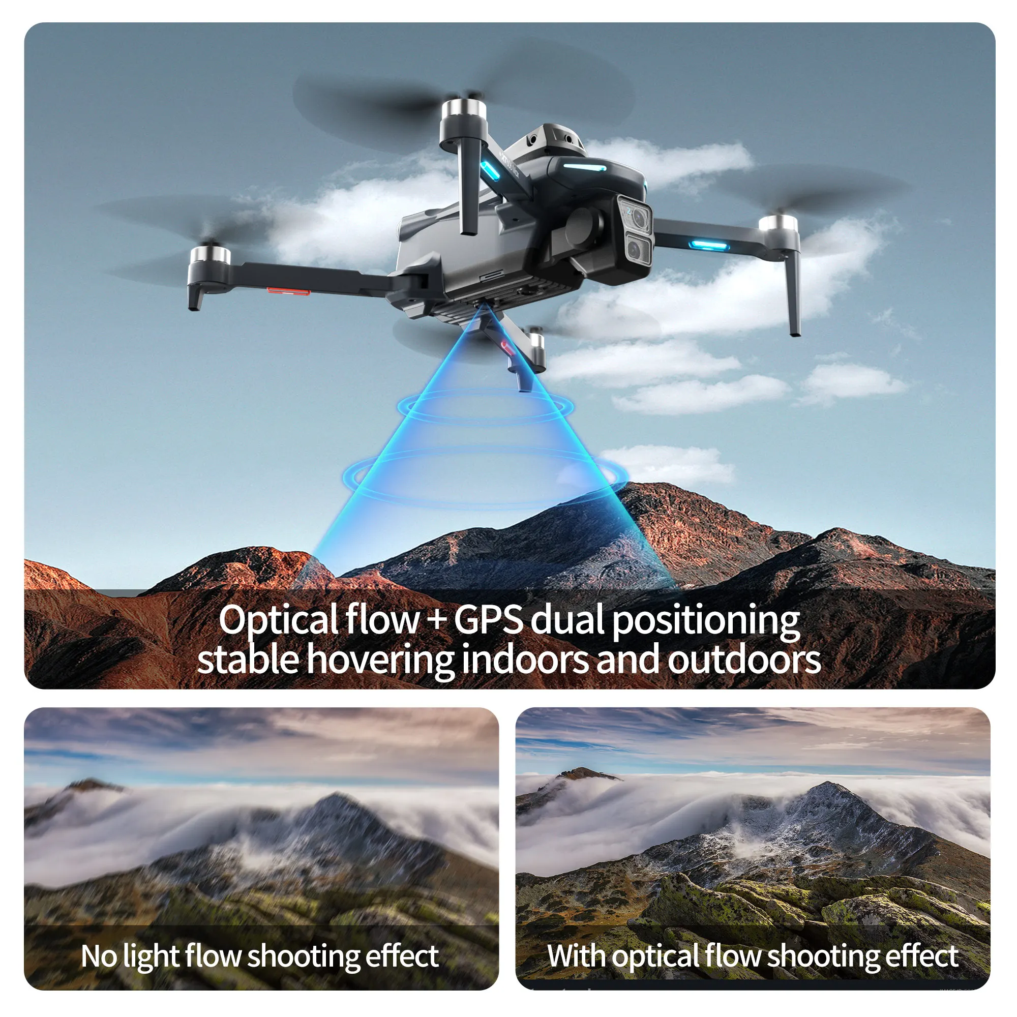 Original XT606 MAX GPS Drone 4 - огляд і ціна Drone Gps Mount